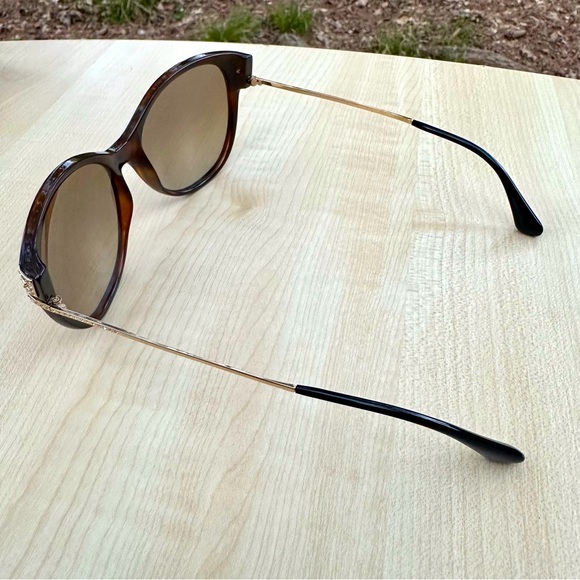 VERSACE sunglasses for women NIB with case Havana & gold cateye LUXURY GLAMOUR main image 7